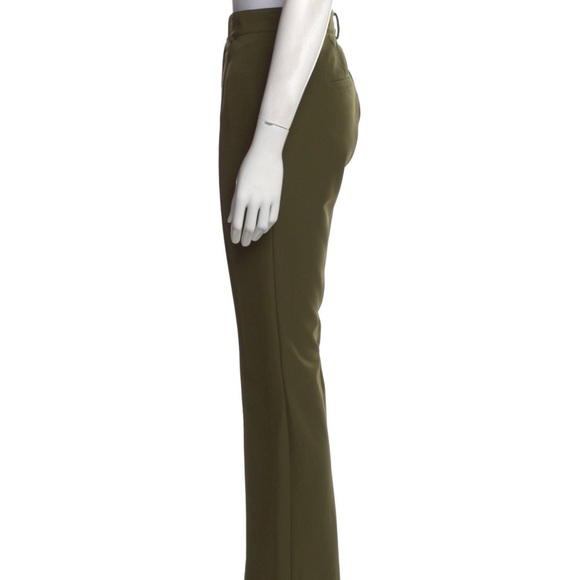 Veronica Beard Olive Green Boot-Cut Pants - Picture 2 of 3